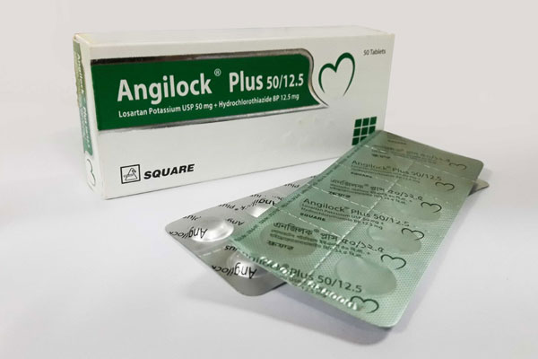 Picture of Tablet Angilock Plus 50mg+12.5mg
